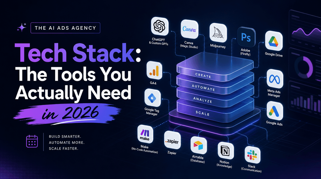 The AI Ads Agency Tech Stack: The Tools You Actually Need in 2026