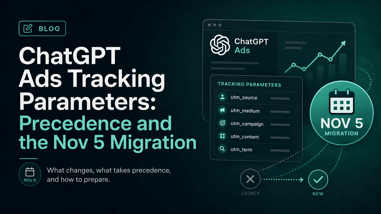 ChatGPT Ads Tracking Parameters: Precedence and the Nov 5 Migration
