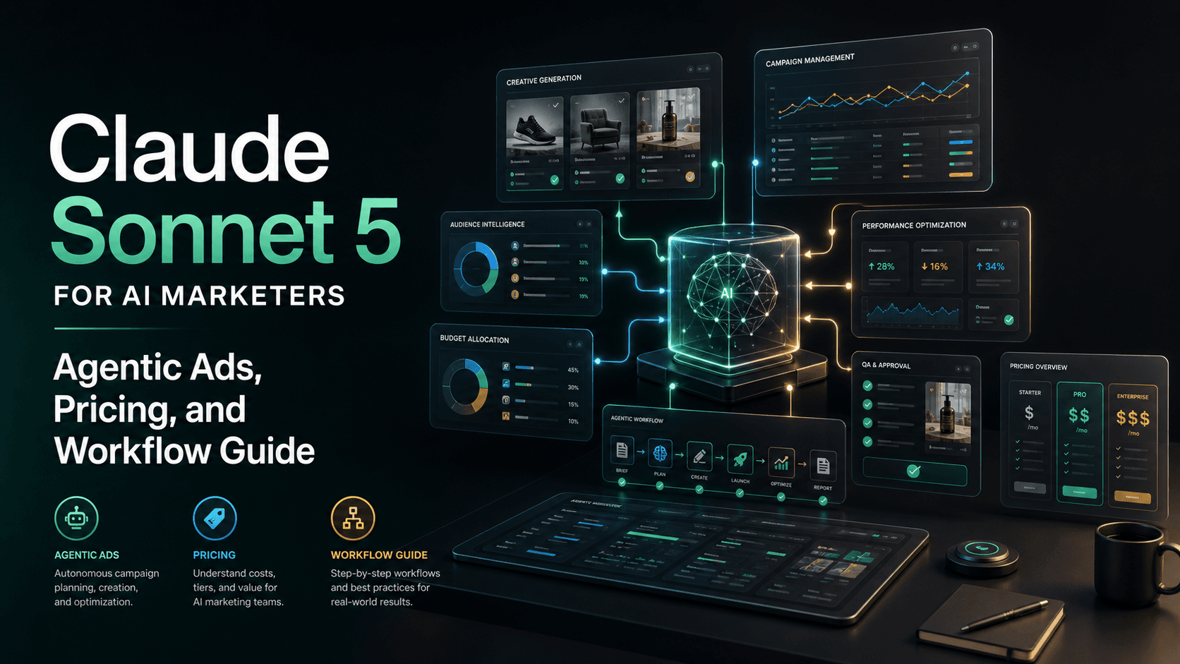 Claude Sonnet 5 for AI Marketers: Agentic Ads, Pricing, and Workflow Guide