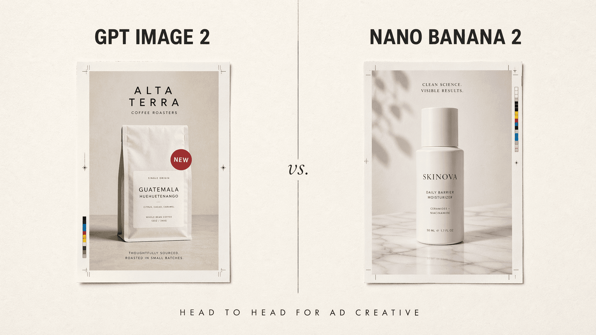 GPT Image 2 vs Nano Banana 2 for Paid Ad Creative