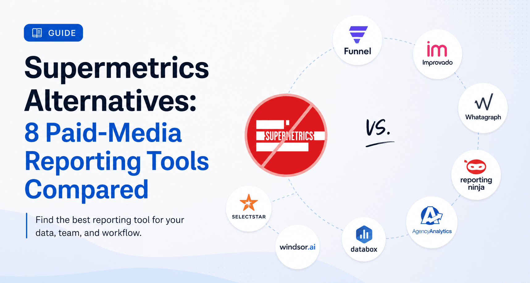 Supermetrics Alternatives: 8 Paid-Media Reporting Tools Compared