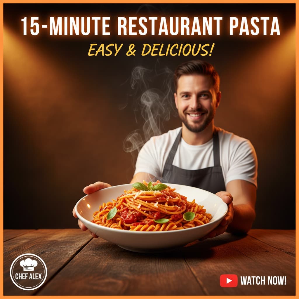 Cooking tutorial: 15-minute restaurant-quality pasta
