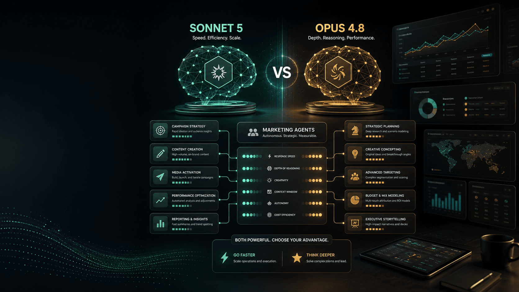 Claude Sonnet 5 vs Opus 4.8 for Marketing Agents