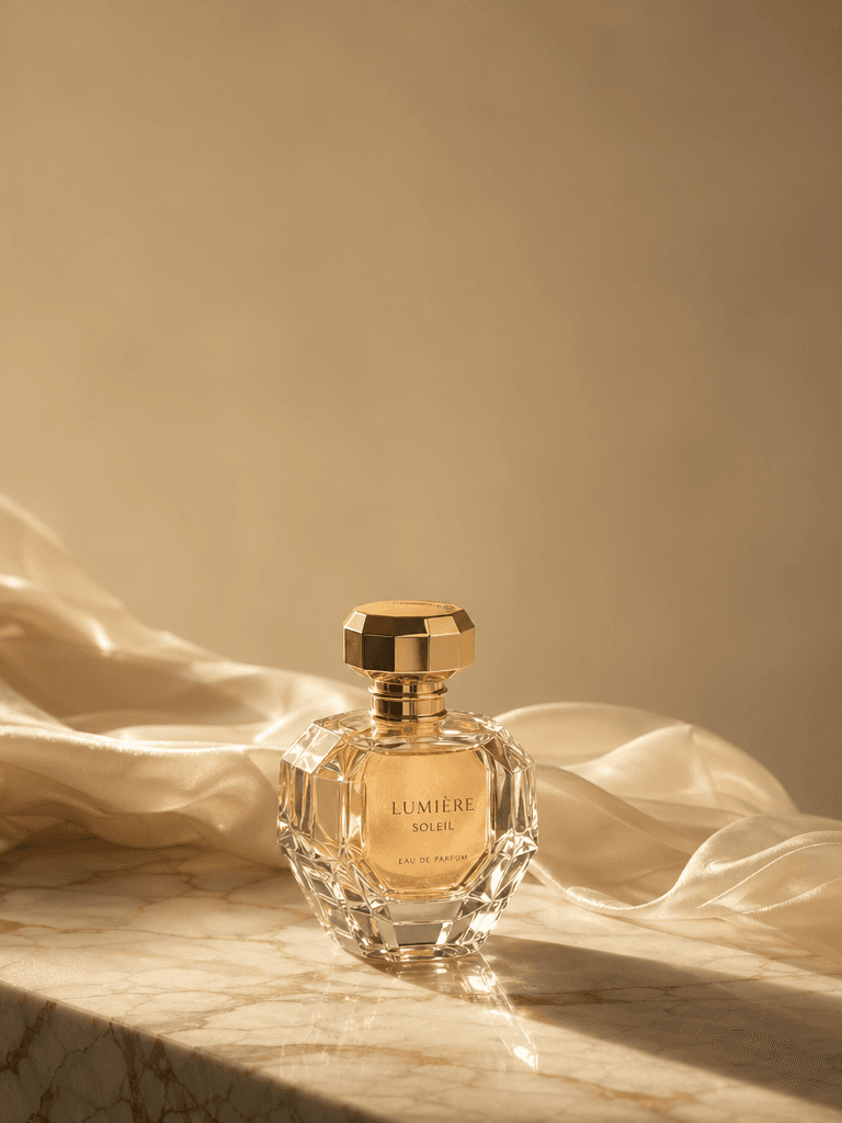Fragrance Bottle on Marble