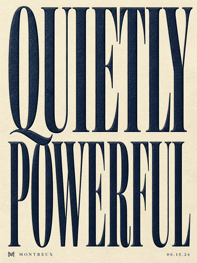 Oversized Serif Headline Poster